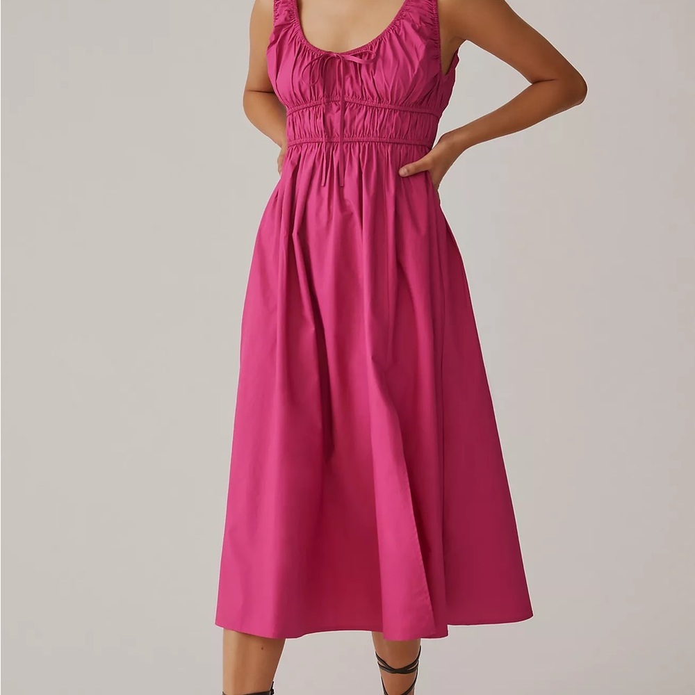 Anthropologie En Saison Sleeveless Scoop-Neck Midi Dress - Picture 7 of 17